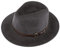 Alpenleder Fedora Hut Siena | Handgefertigter Wollhut Filzhut Wollfilzhut Hut Hat Herren (XL (61-62 cm), Steel Grey)