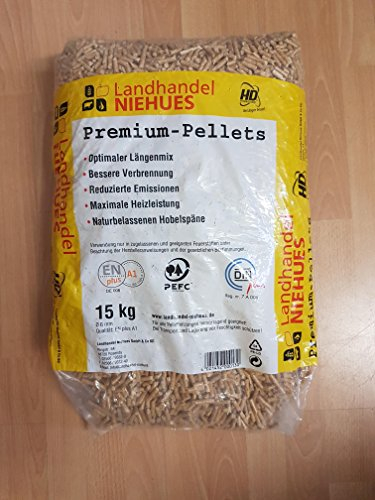 Premium Pellets, Heizpellets 15kg Säcke