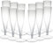 Lizzy Reusable Champagne Flutes | Pack of 12 | Disposable Plastic Champagne Glasses 100ml