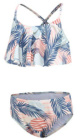 Maillot de Bain Fille Bikini Enfant 2 pièces de Style de Hawai et pour la Plage 11-12 Ans