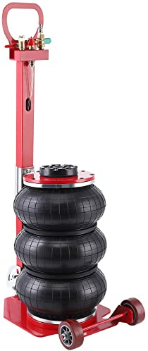CHEINAUTO Air Jack, 3 Ton/6600 lbs Air Jack, Portable Pneumatic Jack with Long Hand, Lift up to 15.7, 3-6 s Fast Lifting Pneumatic Jack, with Adjustable Long Handles for Cars, Garages, Repair