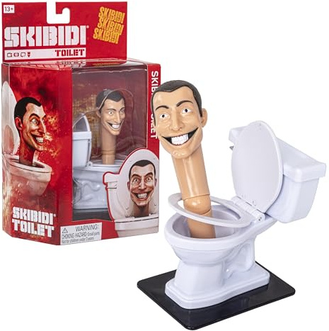 Skibidi Toilet Deluxe Figure Series 2 Collectable Figures, YouTube Animation Sensation, Officially Licensed Skibidi Toilet Merch, Likely White