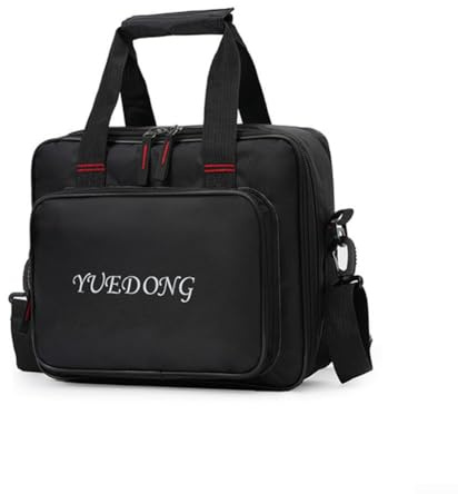 Hasaller Borsa per pedaliera per chitarra, portatile, multieffetti, in tessuto Oxford, per effetti e pedaliera, con imbottitura interna di protezione, 78 x 66 x 25 cm