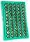 Paquete de 50/100 pilas de botón AG13 LR44 para reproductores de MP3, calculadora, alcalina, manganeso, 1,5 V, 140 mAh
