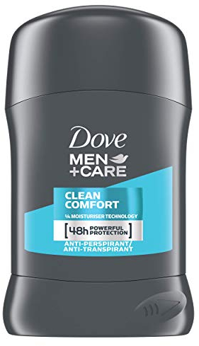Dove Men+Care Clean Comfort Bastone Antitraspirante, 50 ml