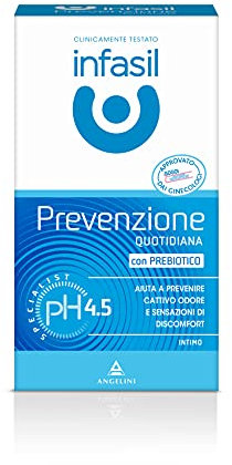 Infasil, Detergente Intimo Prevenzione Quotidiana pH Specialist, Detersione Delicata con Prebiotico per Problemi di Cattivo Odore Intimo, Formula a pH 4,5 Acido, Clinicamente Testato, 200 ml