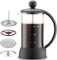 Easyworkz Eclipse 350 ml French Press Kaffeebereiter Kaffeepresse mit Borosilikatglas