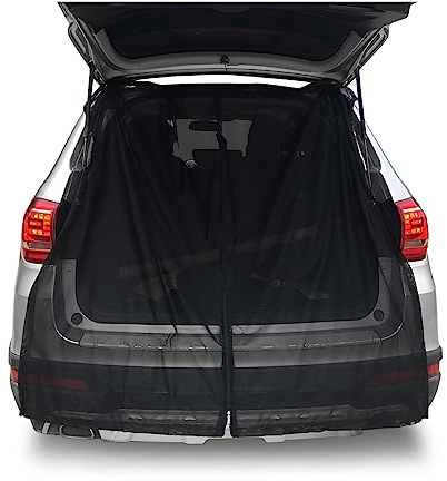 JNNJ Mosquitera para Portón Trasero De Automóvil, Multifuncional Toldo para Toldo De Portón Trasero, Red Portátil para Acampar En Automóvil, Accesorios para Coches, contra Rayos UV Y Mosquitoes