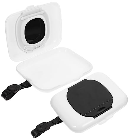 KOMBIUDA 2stücke Tragbarer Feuchttuchspender Wiederverwendbares Feuchttuchetui Für Junge Mädchen Unterwegs Praktische Aufbewahrungslösung Für Wickeltaschen Und Reisen Vielseitig