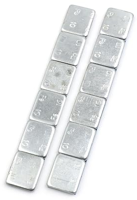 A ABSOPRO 2.1oz Motorcycle Wheel Balance Weights Strips 136mm Strip (Set of 2)