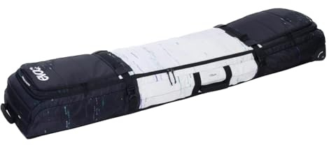 Borsa per sci e snowboard EVOC SNOW GEAR ROLLER (per 3-4 paia di sci o 2 snowboard, imbottita, pieghevole, ruote skate sostituibili, scomparto per valanga, taglia: XL), multicolore