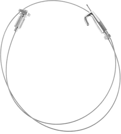 SILENRADAWN Sistema Ajustable para Colgar Cuadros con Cuerda de Acero Inoxidable de 1 Metro, Cierre Deslizante Autobloqueante y Gancho Marinero, Colgador Resistente para Marcos, Espejos y