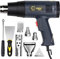 2000W Heat Gun Professional Hot Air Gun Kit 50℃- 600℃ Variable Temperature Control with 2 Speed Setting for Removing Paint, Varnish, Shrinking PVC, Crafts and More DIY Home Improvement