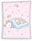 MTOnlinehandel Einhorn Decke 150x200 cm ☆ Geschenke für Mädchen, Fleece-Decke flauschig in rosa, Kuscheldecke Teenager ☆ Kuscheldecke Regenbogen ☆ Geburtstagsgeschenk Unicorn