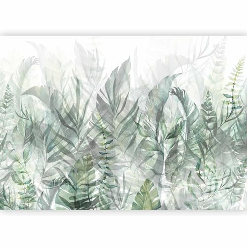 murando PREMIUM Carta da parati 400x280 cm Fotomurali in TNT Murale alla moda Decorazione da Muro XXL Poster Gigante Design Soggiorno Cameretta Carta per paret Foglie Botanico Natura b-A-0696-a-b