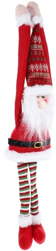 DECHOUS Colgador De Puerta De Felpa De Navidad Colgante De Papá Noel De Peluche Muñecos Elfos De Brazo Largo Retenciones De Cortina De Navidad Pomo De Puerta De Vacaciones para
