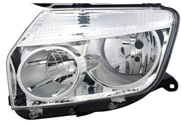 NVETJMUA Fari Anteriori Auto Per Dacia Per Duster H79 H1 / H7 2541092 2541102 260609879R 260609877R Faro sinistro/destro Faro Principale(Sinistra)