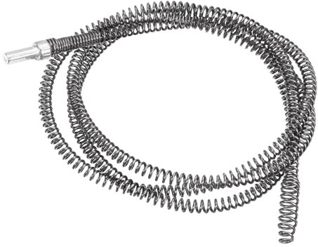QUARKZMAN 6.56 Pies Cable Desatascador de Desagües, Removedor de Atascos de Resorte de Limpieza de Tuberías, Serpiente Flexible de Limpieza de Desagües de Tuberías para Cocina