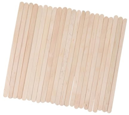 TOGEVAL Bâtonnets de Cire Jetables en Bois 100 Pièces Petites Spatules pour Épilation Professionnelle et Maison Kit Épilation Visage Corps