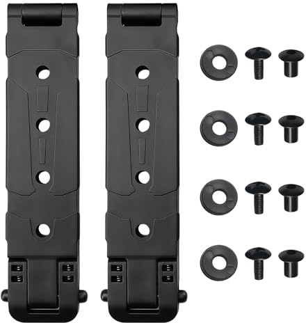 GAZIL MOLLE Multifunction Belt Clip 2 Pack, High-Strength Nylon MOLLE System Accessories for Backpacks, Camping Gear Belt Clip for Knife Holster Attachment