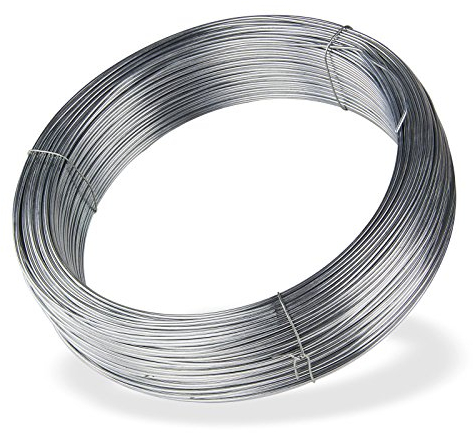 Draht Basteldraht Spanndraht Zaun-Bindedraht Maschendraht verzinkt 2,0 mm 5 kg ca. 200 m