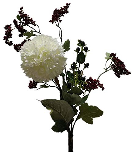 2474U Kunst-Blumen Bouquet White Dream naturgetreue Blüten Strauß ca. 65 cm hoch