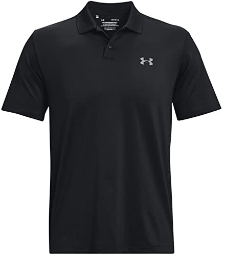 Under Armour Mens Short-Sleeve Polos Ua Performance 3.0 Polo, Black, 1377374-001, 3XL