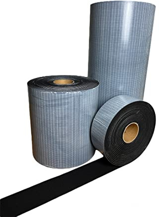 Moosgummi Matte selbstklebend 3mm - 5mm Stärke EPDM Zellkautschuk Matte Dichtungsmatte einseitige Klebeschicht Dämmplatte Moosgummirolle (Stärke: 5mm, LxB: 1m x 30cm (300mm))
