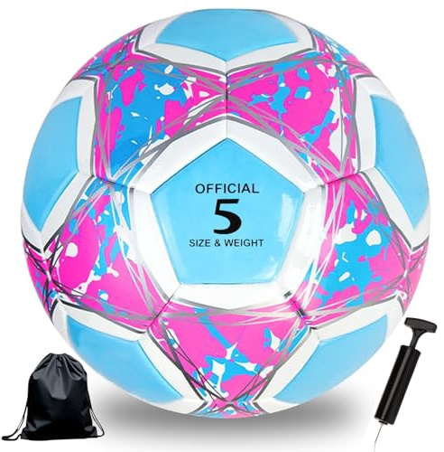 Astis Ballon de Football Soccer Ballon d'entraînement,Collection Officielle Taille 5,Ballon De Foot pour Enfants et Jeunes et Adulte,Conçu pour Les Fans de Football