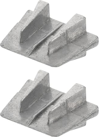 HOLIDYOYO 2 Cales Métalliques en Aluminium pour Poignée D’Outil, Coin Conique de Marteau et Hache, 2 Pièces, Accessoires de Fixation pour Serrage Tenons Meubles, Usage Chantier et Bricolage