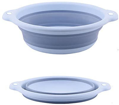 Lavabo pliable portable, récipient de rangement économiseur d'espace, lavabo portable pliable adapté pour les voyages, le camping, la cuisine à la maison, le lavage des fruits