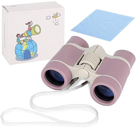 Kids Binoculars - Observer's Binoculars for Outdoor Sports, Bird Watching & Hiking - Purple