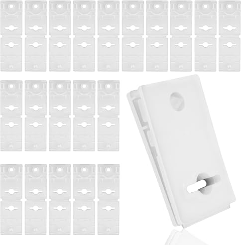 12pcs Pool Cover Clips, 2.76x1.75 Inch Swimming Pool Covers Clip Above Ground Pool Solar Cover Clips Pool Cover Reel Clamps, Easy to Install & Dismantle