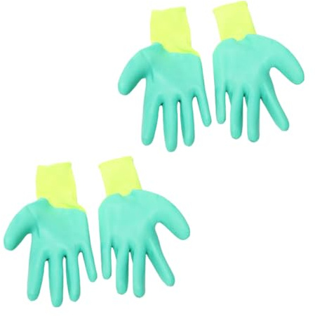 ARTSEWPLY 2 Paires de Protection Épaissis Anti-Morsure pour Dressage Animaux Petits Souples et Résistants Lot