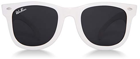 WeeFarers Children's Sunglasses - Non-polarized (Ages 0-1y, White)