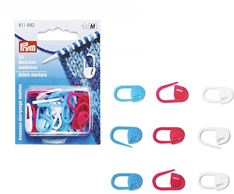 Prym 611-882 611882 Maschenmarkierer, Kunststoff, Pink and Blue, Einheitsgröße