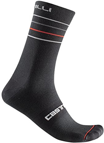 CASTELLI Men's Endurance 15 Sock, Schwarz-Weiss, XXL