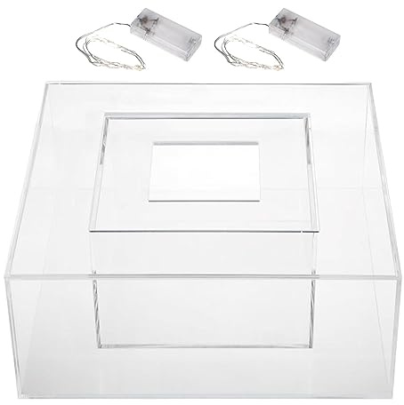 Stronrive exhibición acrílico para Pasteles | acrílico para Tartas - Elevadores panadería Postre, Pieza Central exhibición para Aniversarios, cumpleaños