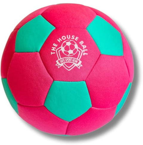 Safe Sport Gear Le Ballon de la Maison, Souple et Sécurisé, Taille 4, est Parfait pour l'intérieur et Le Jardin. Idéal pour Les Enfants, il surpasse Les Ballons en Mousse (Rose)