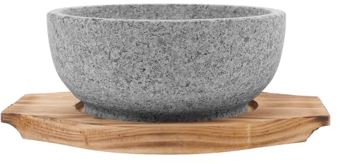 HOLIDYOYO 1ensemble Bol Pierre Dolsot Coréen Avec Plateau Pour Bibimbap Et Et Pratique Pour Cuisine Coréenne