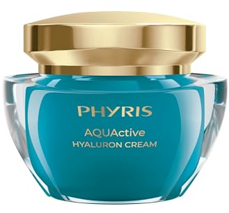 PHYRIS AQUActive Hyaluron Cream – 24h Gesichtscreme mit Depot Hyaluron & Hyaluron Equivalent, langanhaltende Feuchtigkeit, glättend, reduziert Spannungsgefühle, Tiegel
