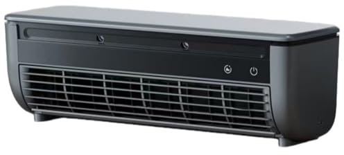 Climatiseur Mural De Cuisine sans Perçage, Climatiseur À Chargement sans Fil, Ventilateur Mural, Climatiseurs Muraux Portables avec Télécommande, Refroidissement Instantané en 10 Secondes(Grey)