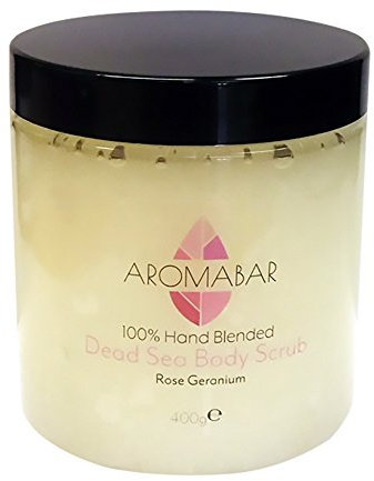 Rose Geranium Dead Sea Body Scrub 400g
