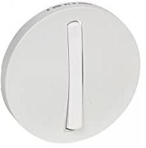 Legrand 065001 Céliane Enjoliveur Étroit pour Interrupteur, Va-et-Vient ou Poussoir Soft, Blanc