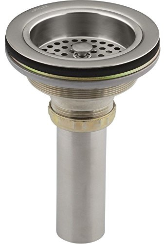 KOHLER K-8801-VS Duostrainer Sink Strainer, Vibrant Stainless
