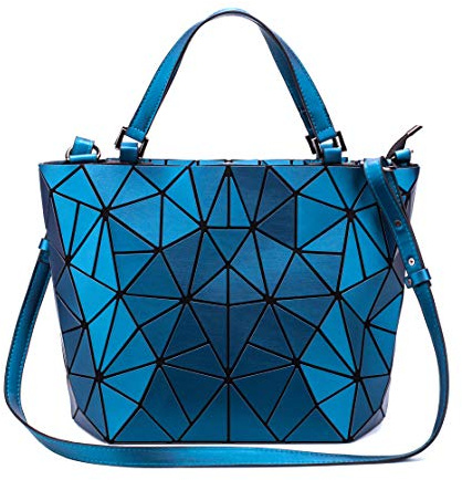FZChenrry Sacs à main géométriques holographiques réfléchissants sacs à bandoulière lumineux sacs à bandoulière fourre-tout, N° 6., Taille unique