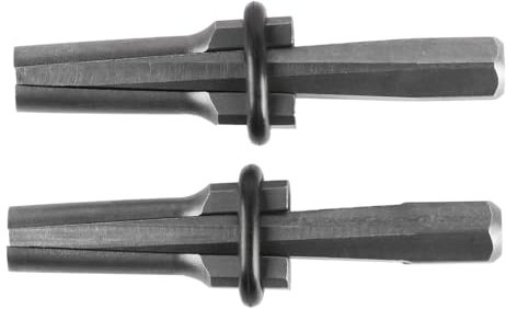 ZONADAH - 2 utensili manuali, 16 x 105 mm, cunei per spaccatura di roccia, spaccalegna manuale ad alte prestazioni per scultori, crepe marciapiedi, ristrutturazione della casa