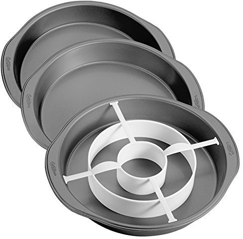 Wilton backformen-Set für Runde Schachbrettkuchen, 4-Teilig