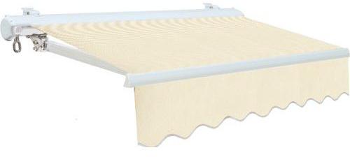TENDA DA SOLE CASSONATA per Balconi con BRACCI Colore ECRU 300x250 cm