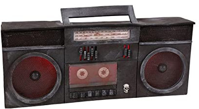 Radiocasete con luz y sonido de 40x16 cm